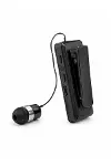 Klipsli Bluetooth Kulaklık Kısa Kablolu Tek Kulaklık Taşınabilir Günlük Kullanım-5