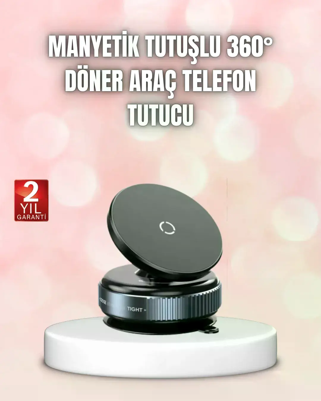 Vakumlu Manyetik Araç İçi Telefon Standı