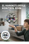 LED Işıklı Futbol Topu Mini Drone Akıllı Sensörlü El Kontrollü-1