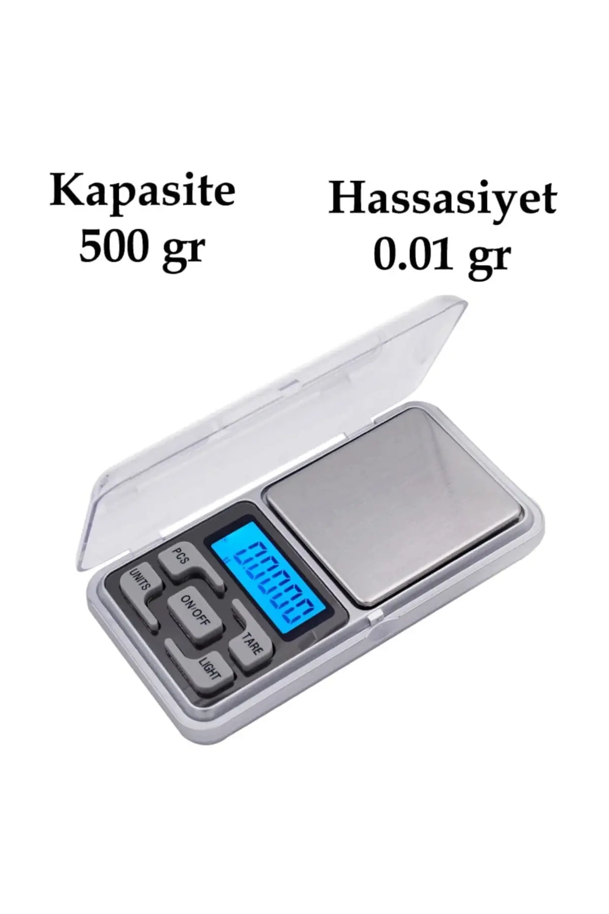Dijital Hassas Elektronik Kuyumcu Cep Terazisi Tartı 500 gr / 0.1 gr