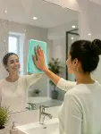Çok Amaçlı Mikrofiber Cam Bezi Cam Ayna Duşakabin ve Parlak Yüzey Temizlik Bezi-4