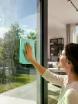 Çok Amaçlı Mikrofiber Cam Bezi Cam Ayna Duşakabin ve Parlak Yüzey Temizlik Bezi-11