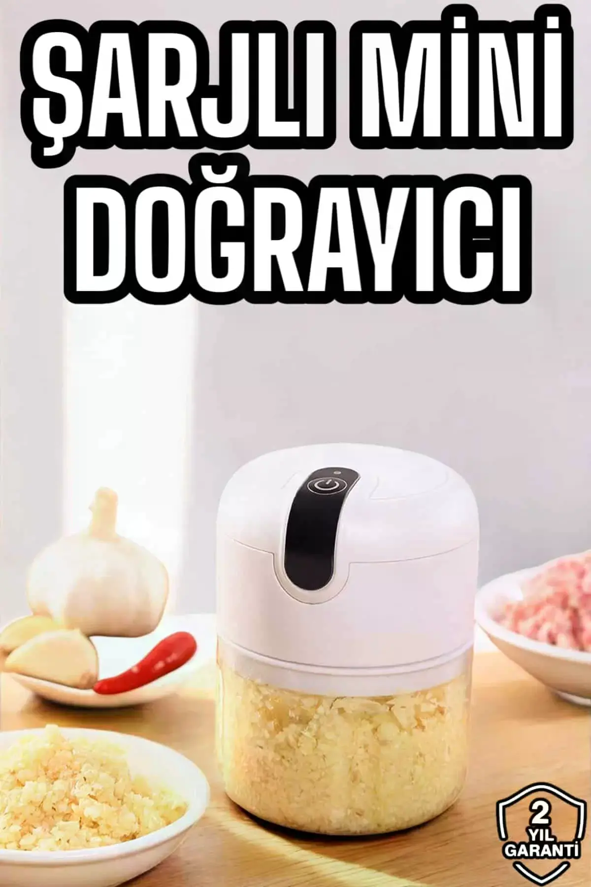 El Rondosu Mini Şarjlı Doğrayıcı Taşınabilir 250 ml
