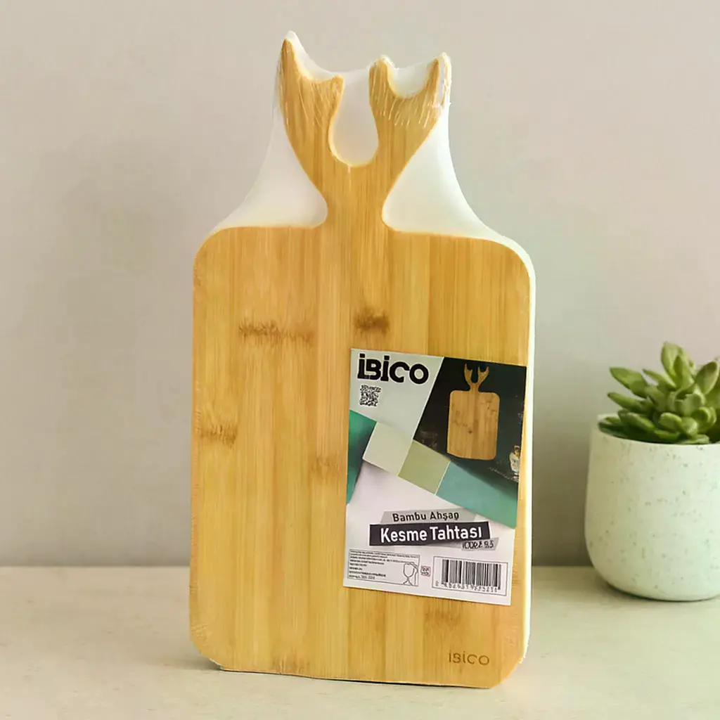 Bambu Kesim Panosu Kulplu 20x38 cm