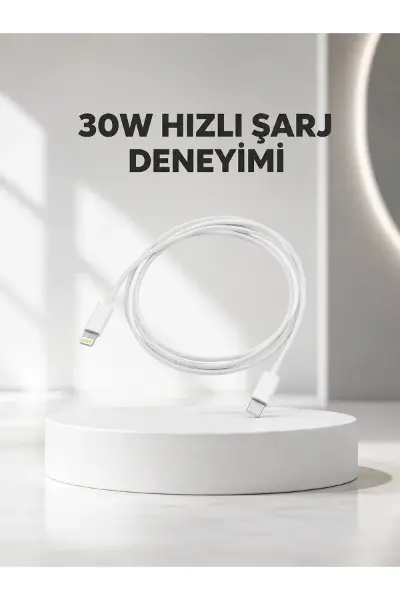 Yüksek Saflıkta Bakır Çekirdekli 30W Hızlı Şarj Kablosu