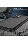 Samsung Galaxy A14 4G Kılıf Elegant Kapak - Siyah-6