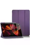 Apple iPad Pro 11 (2024) Kılıf Tablet Smart Kılıf - Mor-1