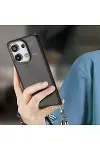 Xiao Red Note 13 Pro 4G Kılıf Elegant Kapak - Lacivert-3