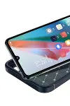 Oppo A60 Kılıf Auto Focus Karbon Kapak - Lacivert-4