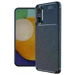Oppo A60 Kılıf Auto Focus Karbon Kapak - Lacivert-6