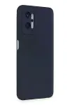 Realme 9i 4G Kılıf Nano içi Kadife Silikon - Lacivert-3