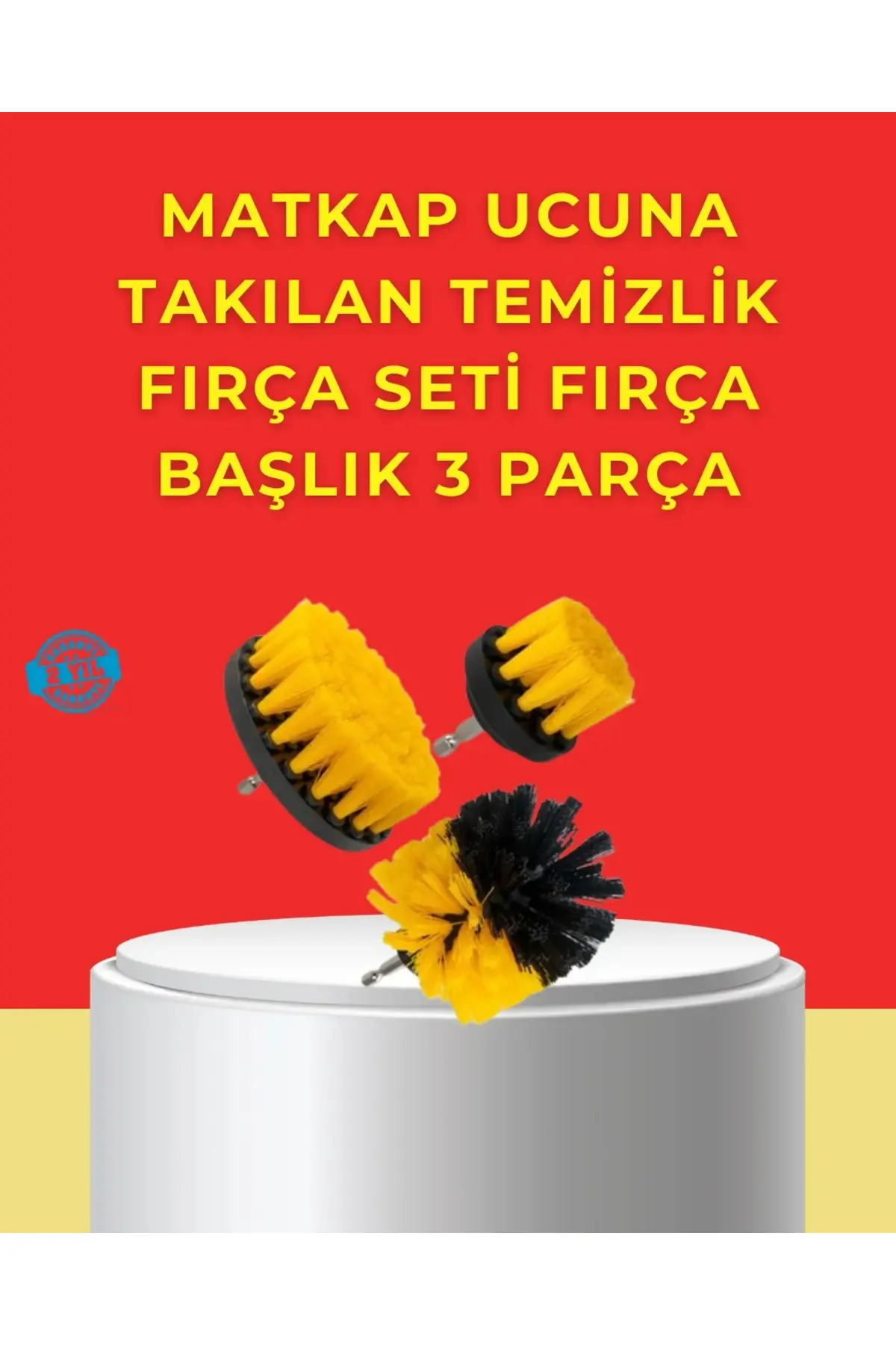 Matkap Ucu Tezlik Aparatı 3’lü Fırça Seti