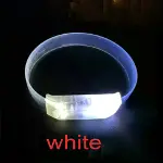 3 Modlu Pilli LED Işıklı Esnek Parti Bilekliği Beyaz-3