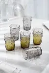 Akrilik Füme 6'lı Kısa Bardak & Su Meşrubat Kahve Yanı Bardağı 400 ml ( Cam Değildir )-1