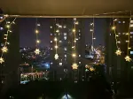 Yıldız 4m 96 Led 19 Saçak 40-50-60cm Gün Işığı Yıldız Boyutu:7cm-3