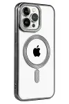 Apple iPhone 15 Pro Max Kılıf Kronos Magsafe Kapak - Siyah-2