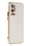 One Plus 9 Pro Kılıf Volet Silikon - Beyaz-4