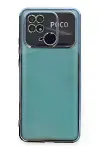 Xiao Red 10C Kılıf Razer Lensli Silikon - Açık Mavi-3