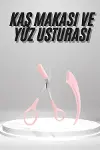 2'li Kaş Bakım Seti Taraklı Kaş Makası Ve Kaş Usturası Kaş Şekillendirici-4