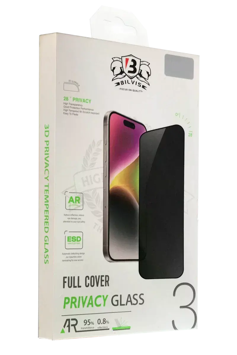 Apple iPhone 12 Pro Max Bilvis 3D Hayalet Cam Ekran Koruyucu