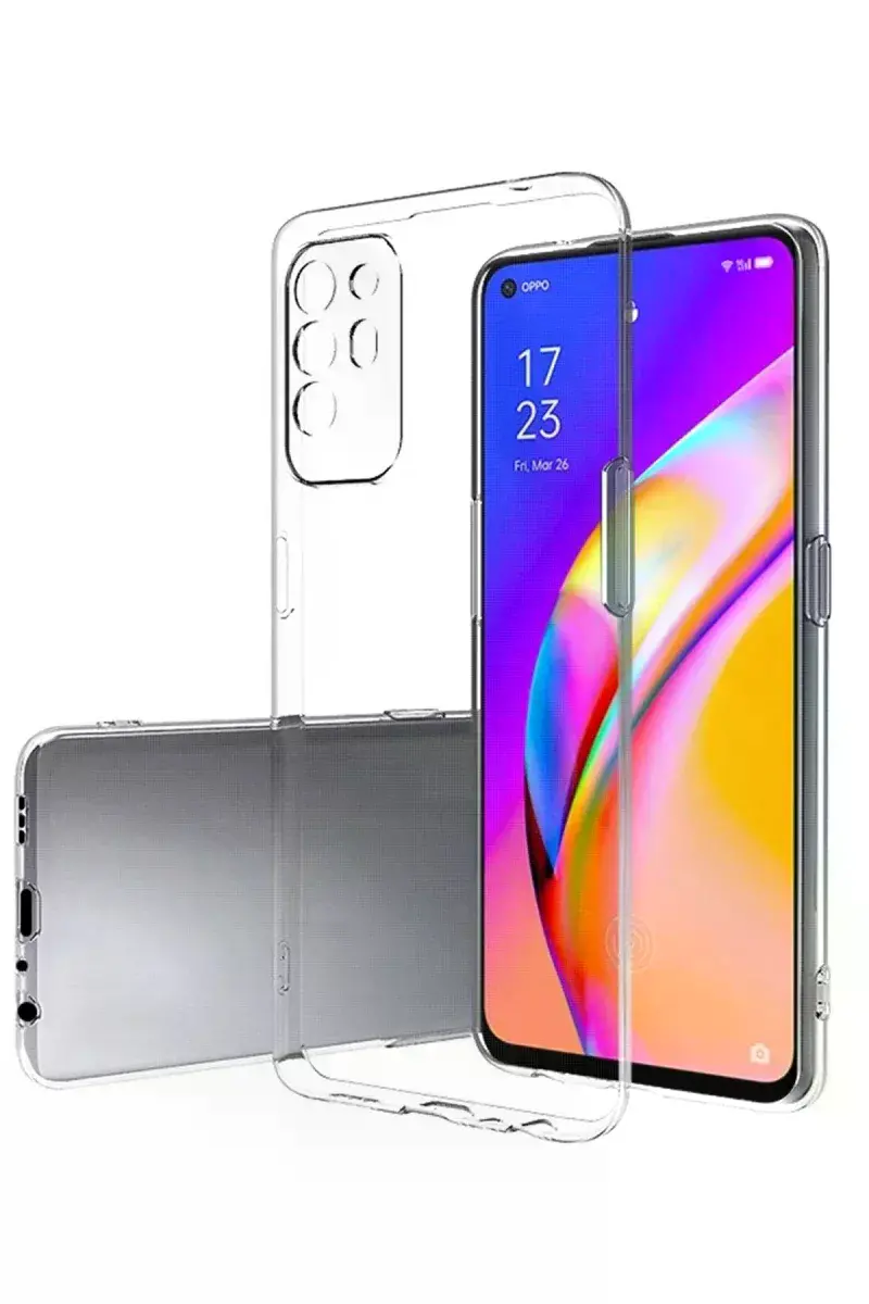 Oppo Reno 5 Lite Kılıf Lüx Şeffaf Silikon