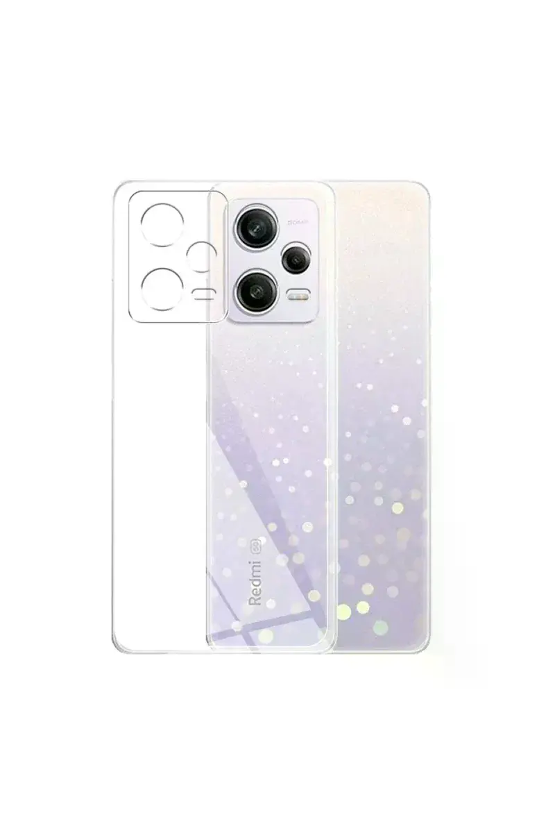 Xiao Red Note 12 5G Kılıf Lüx Şeffaf Silikon