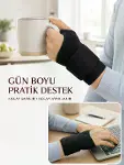 Ayarlanabilir Başparmak Destekli El Bilekliği Cırtlı Bilek Bandajı Spor ve Günlük Kullanım-1
