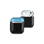 Apple Airpods 2 (2.nesil) 3in1 Kılıf - Siyah-Mavi-5