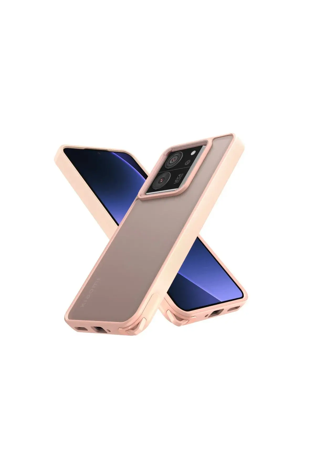 Xiao 13T Kılıf Elegant Kapak - Pudra