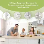 Bebek Çocuk Çekmece ve Dolap Koruma Raylı Güvenlik Siste Emniyet Kilidi-4