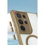 Samsung Galaxy S25 Ultra Kılıf Enka Magsafe Silikon Kılıf - Lacivert-2