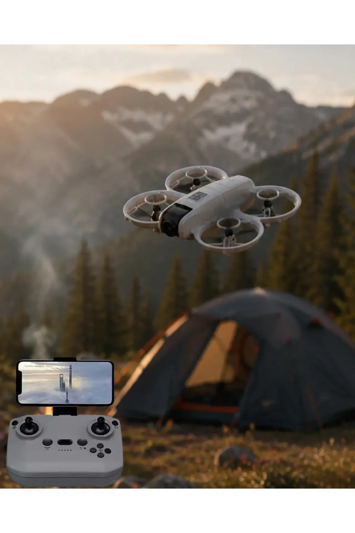 Kameralı Drone Headless Mod ve Engel Algılama Özellikli
