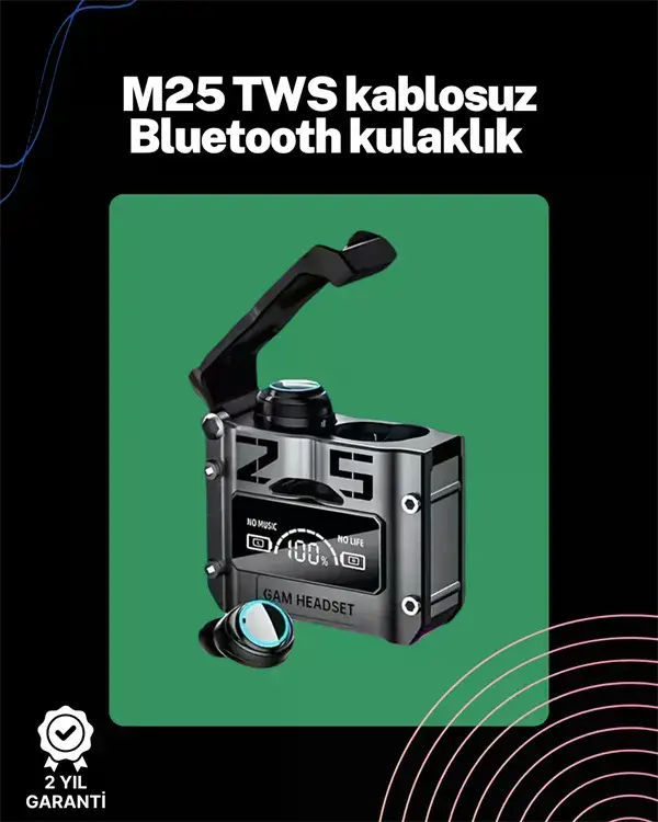 Kablosuz Kulak İçi Kulaklık | Gecikmesiz Oyun Modu | IOS ve Android Uyumlu