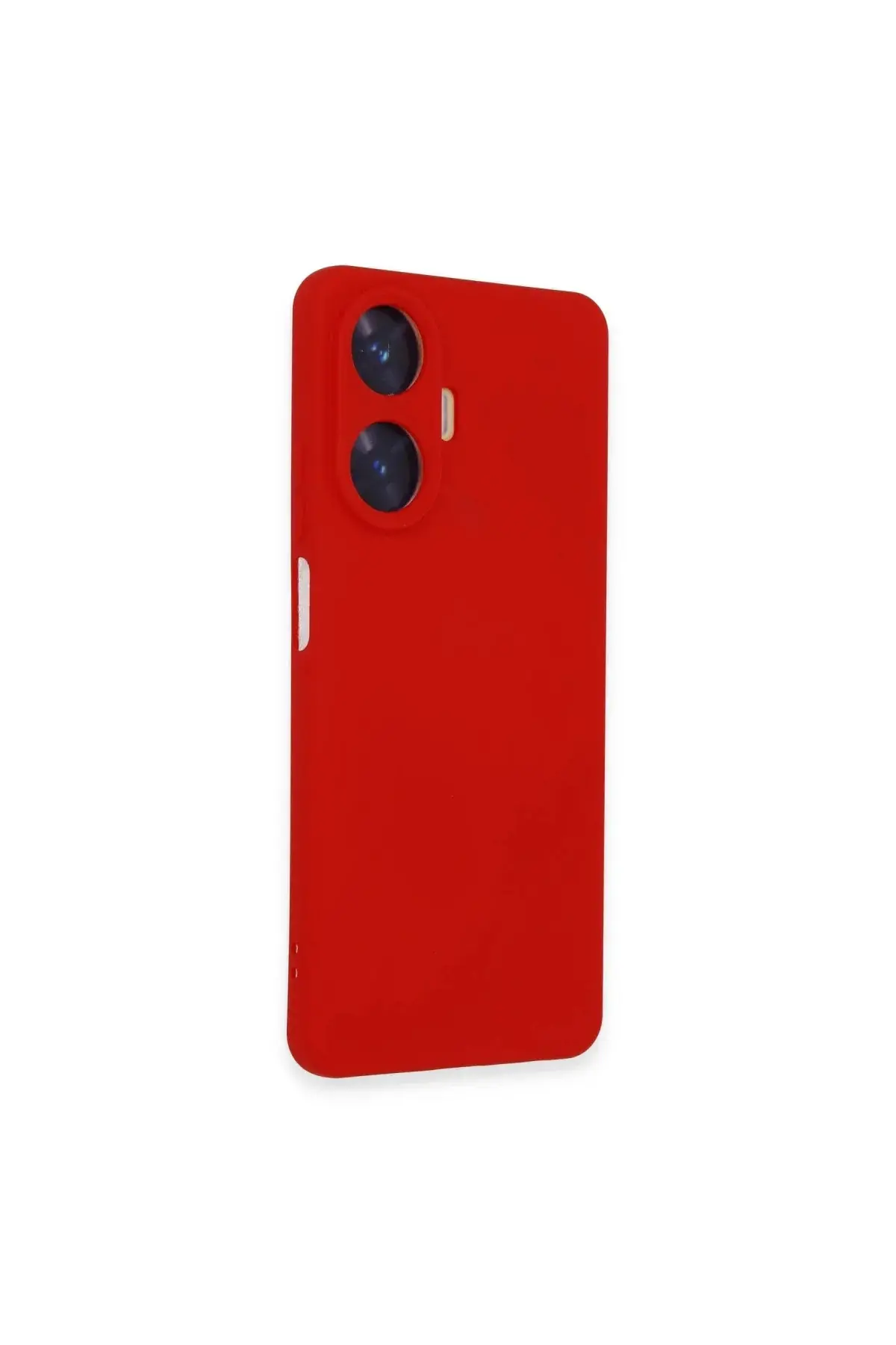 Realme C55 Kılıf Nano içi Kadife Silikon - Kırmızı