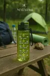 Suluk & Su Şişesi & Sporcu Matara Yeşil 1000 ml-1