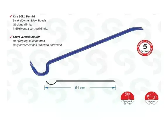 Sk 6000 Kısa Sökü Deri - 1200 Gr, 61cm