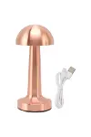 Dokunmatik Mantar Gece Lambası Bronz LED Masa Aydınlatması-5