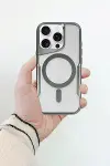 Apple iPhone 16 Plus Kılıf Boyi Magsafe Silikon Kapak - Turkuaz-2