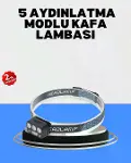 Gece Koşusu İçin LED Kafa Lambası El Sensörlü-1