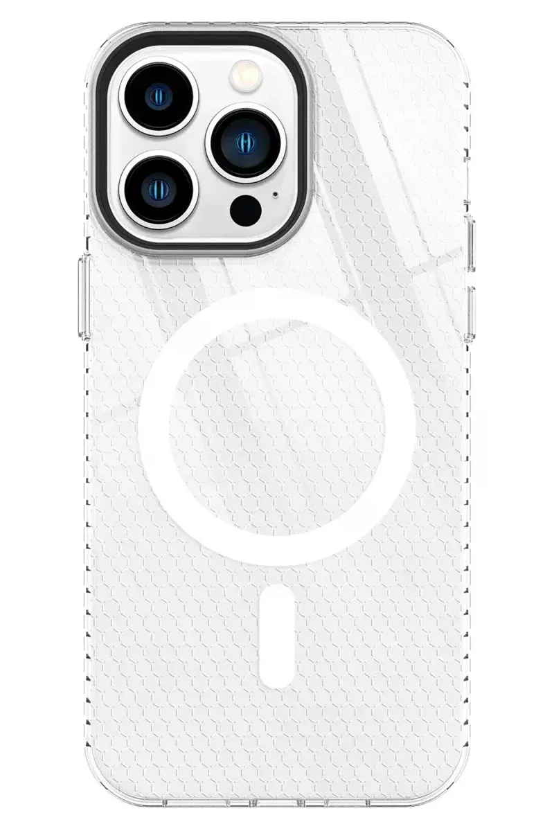 Apple iPhone 14 Pro Kılıf Beta Magneticsafe Silikon - Şeffaf