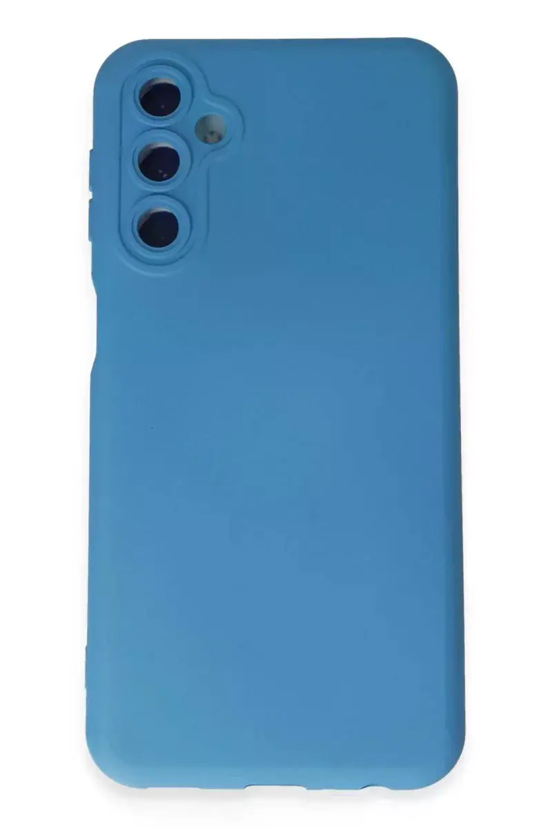 Samsung Galaxy M34 5G Kılıf Nano içi Kadife Silikon - Mavi