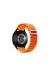 Watch 22mm Kr410 Kumaş Kordon - Turuncu-2
