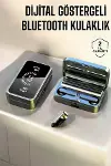 Aynalı Bluetooth Kulaklık Telefon Standlı Dijital Göstergeli-4