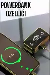 Aynalı Bluetooth Kulaklık Telefon Standlı Dijital Göstergeli-5