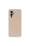 One Plus 9 Kılıf Nano içi Kadife Silikon - Pudra-1