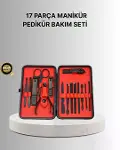 Şık Kutu Tasarımlı 17 Parça Manikür Pedikür Seti Dayanıklı ve Hijyenik-1