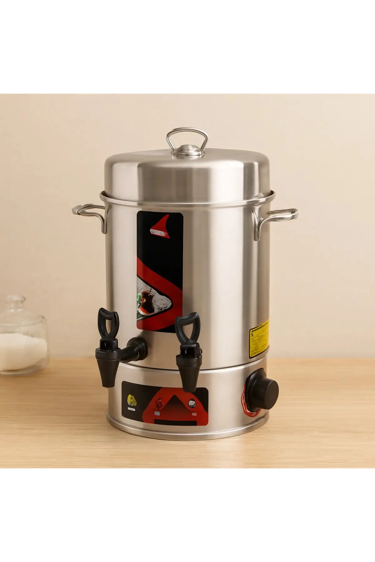 Elektrikli Semaver Çay Makinesi 6 Litre Çift Musluk 1000W (60 Bardak)