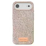 Onegif Apple İphone 17 Air Bright Simli Kapak - Pembe-7