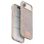 Onegif Apple İphone 17 Air Bright Simli Kapak - Pembe-1