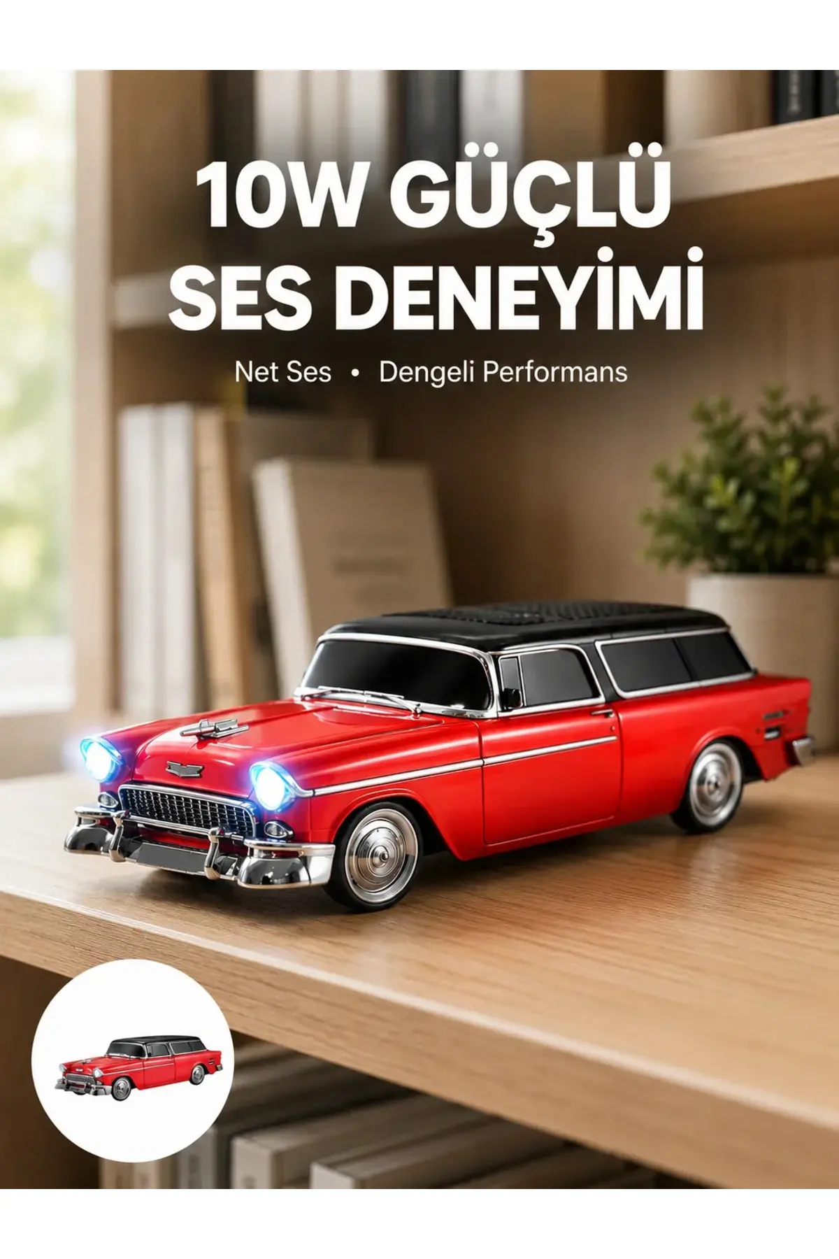 TWS Destekli FM Radyo ve USB Girişli Hoparlör